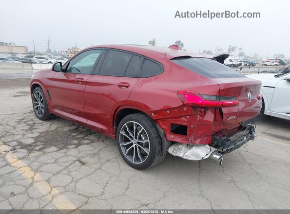5UX2V1C02L9B79039 2020 BMW X4 Красный Задняя левая четверть