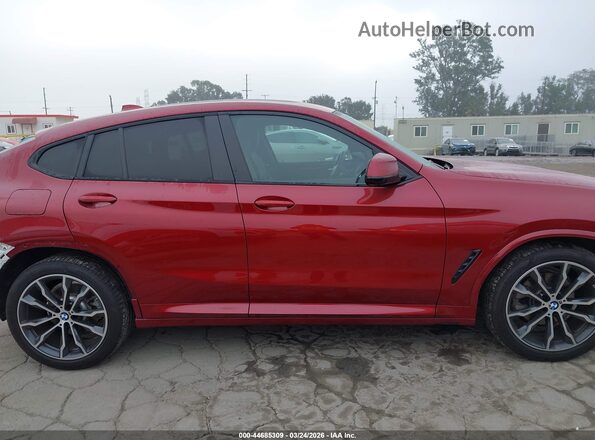 5UX2V1C02L9B79039 2020 BMW X4 Красный Панорамный вид салона 360°