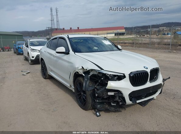 5UX2V1C06M9F26017 2021 BMW X4 White წინა მარჯვენა