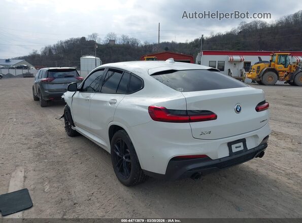 5UX2V1C06M9F26017 2021 BMW X4 White უკანა მარცხენა