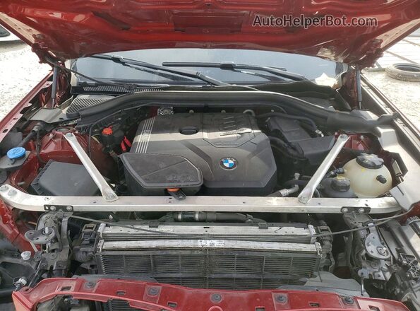 5UX2V1C06M9G94367 2021 BMW X4 Red Շարժիչի բաժամունքի տեսք