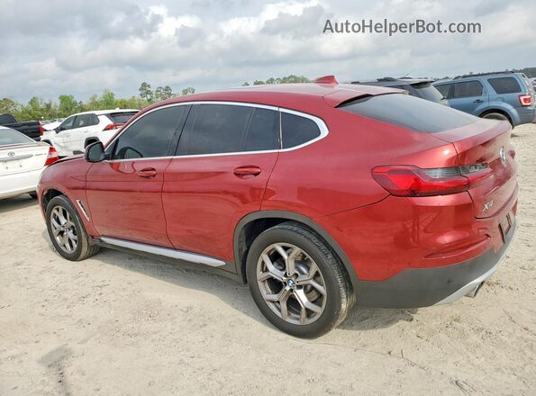 5UX2V1C06M9G94367 2021 BMW X4 Red Հետևի ձախ