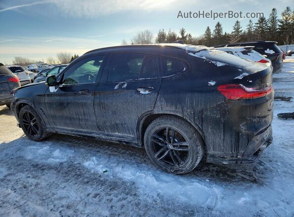 5UX2V1C08M9D99948 2021 BMW X4 Черный Задняя левая четверть