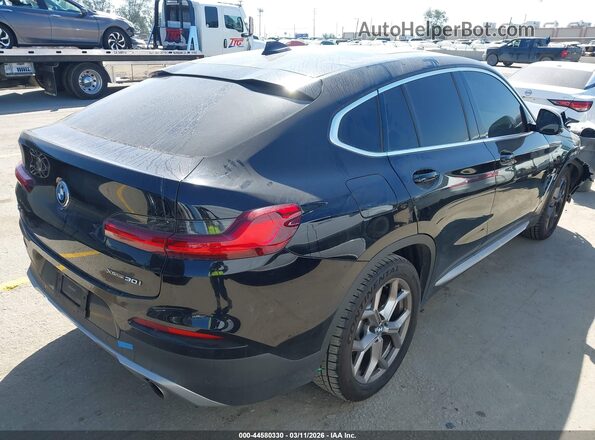 5UX2V1C08M9F13754 2021 BMW X4 Черный Задняя правая четверть