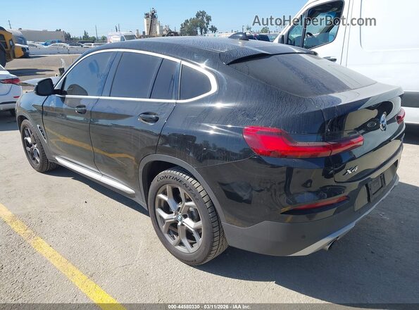 5UX2V1C08M9F13754 2021 BMW X4 Черный Задняя левая четверть