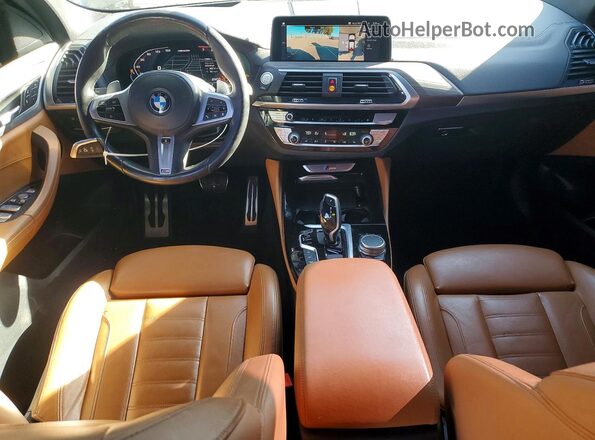 5UX2V5C00M9G65454 2021 BMW X4 Угольный Вид панели приборов