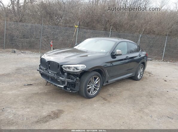 5UX2V5C01LLE69685 2020 BMW X4 Black Przód lewy