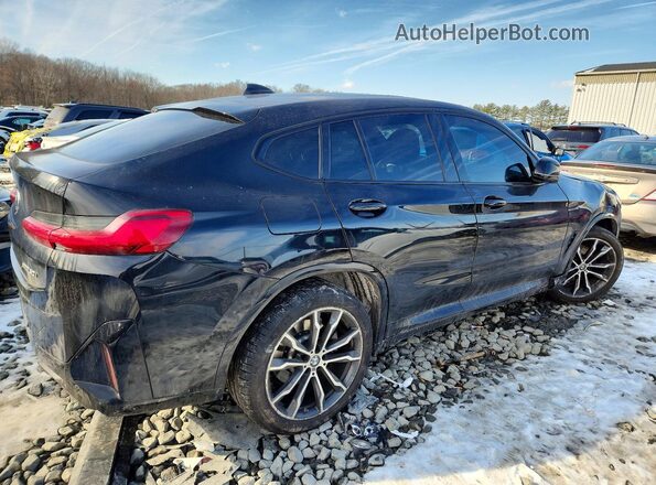 5UX33DT00N9M51258 2022 BMW X4 Black Tył prawy