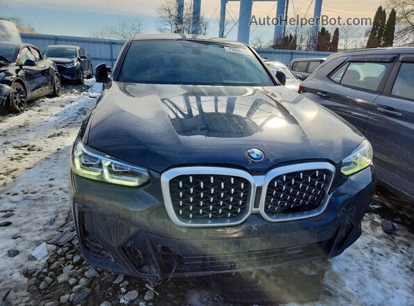 5UX33DT00N9M51258 2022 BMW X4 Black Widok z przodu