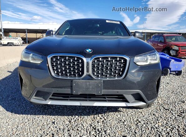 5UX33DT01P9P09757 2023 BMW X4 Black Widok z przodu