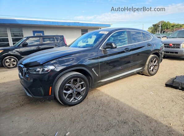 5UX33DT01P9T04692 2023 BMW X4 Black Передня ліва чверть