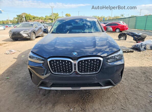 5UX33DT01P9T04692 2023 BMW X4 Black Вид спереду