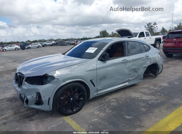 5UX33DT01R9X29946 2024 BMW X4 Серый Передняя левая четверть