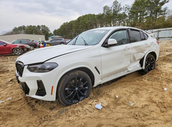 5UX33DT04P9S68934 2023 BMW X4 White Przód lewy