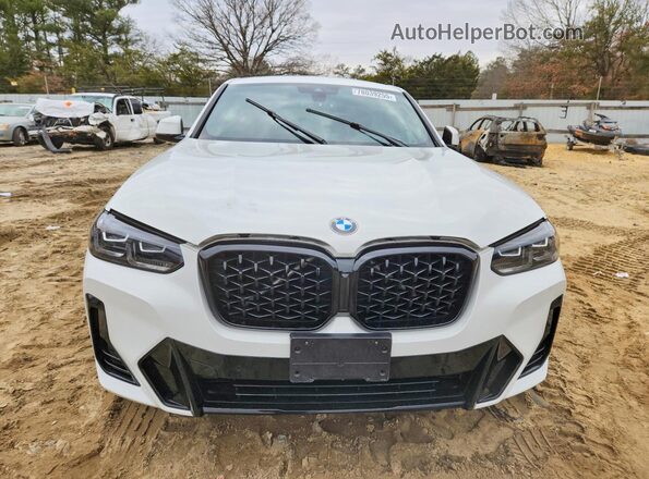 5UX33DT04P9S68934 2023 BMW X4 White Widok z przodu