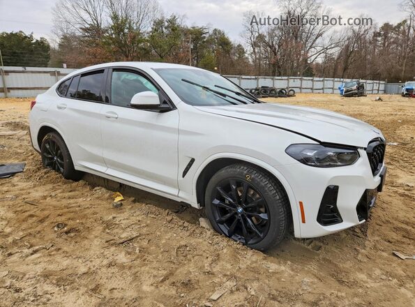 5UX33DT04P9S68934 2023 BMW X4 White Przód prawy