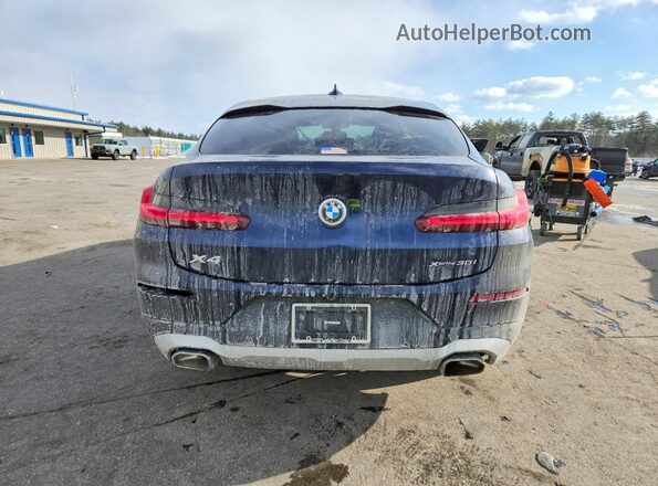 5UX33DT05P9R00825 2023 BMW X4 Синий Вид сзади