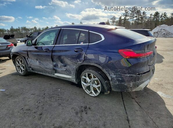 5UX33DT05P9R00825 2023 BMW X4 Синий Задняя левая четверть