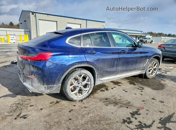 5UX33DT05P9R00825 2023 BMW X4 Синий Задняя правая четверть