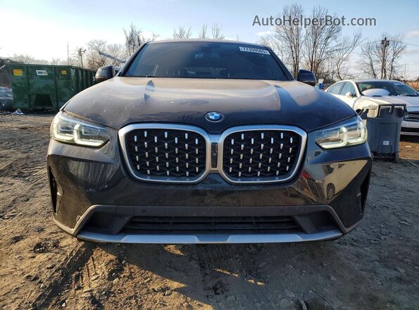 5UX33DT07N9K27033 2022 BMW X4 Black Widok z przodu