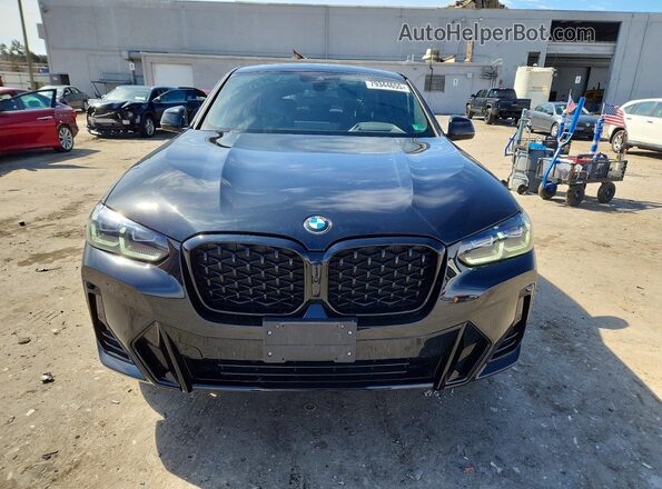 5UX33DT08R9U91447 2024 BMW X4 Черный Вид спереди