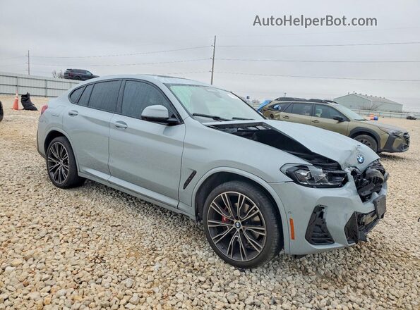 5UX33DT09S9Y28164 2025 BMW X4 Серый Передняя правая четверть