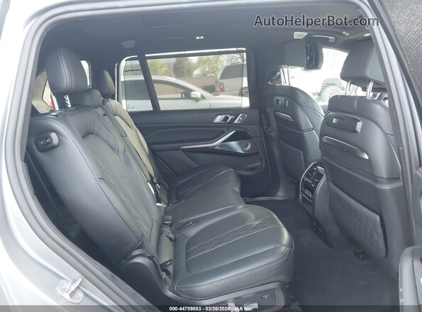 5UX33EM00P9P73325 2023 BMW X7 Silver VIN sticker view