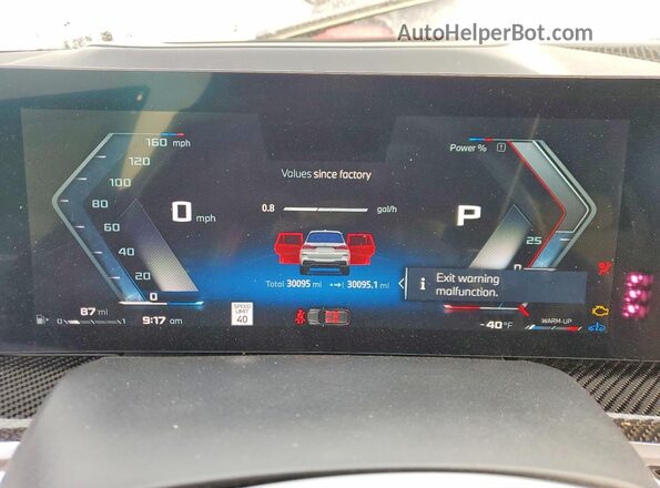 5UX33EM07S9X58023 2025 BMW X7 Белый Вид щитка приборов
