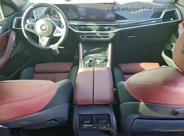 5UX33EX01S9Z96851 2025 BMW X6 Белый Вид панели приборов