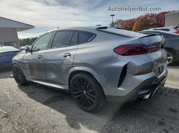 5UX33EX02R9V89213 2024 BMW X6 Серый Задняя левая четверть