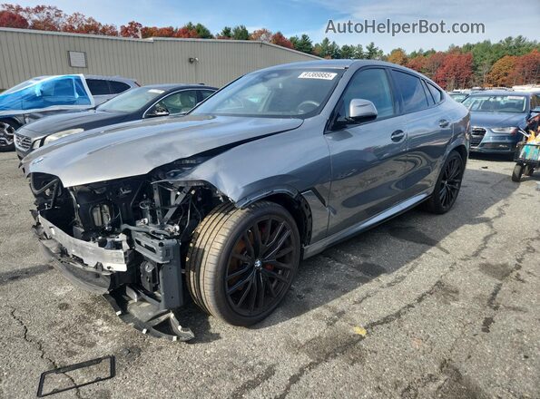 5UX33EX02R9V89213 2024 BMW X6 Серый Передняя левая четверть