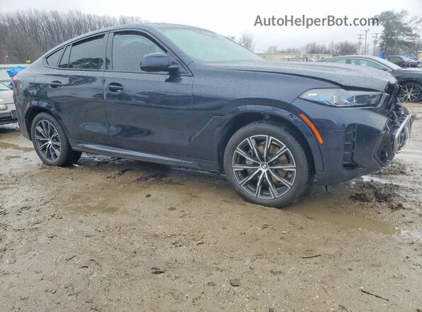5UX33EX03S9Z08155 2025 BMW X6 Blue Delantero derecho