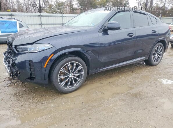 5UX33EX03S9Z08155 2025 BMW X6 Blue Vista tres cuartos delantera izquierda