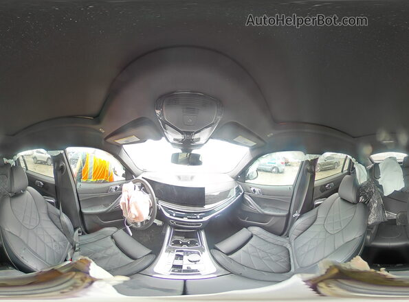 5UX33EX03S9Z08155 2025 BMW X6 Blue Vista interior de 360 grados