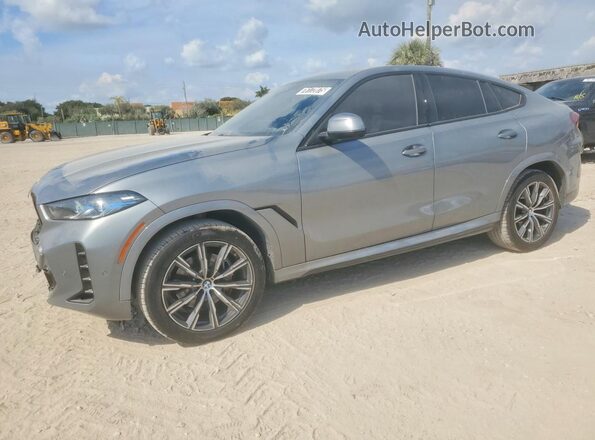 5UX33EX04S9X32183 2025 BMW X6 Серый Передняя левая четверть