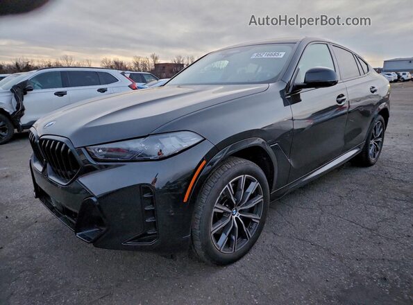 5UX33EX05R9S57900 2024 BMW X6 Черный Передняя левая четверть
