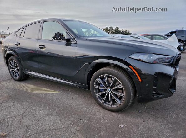 5UX33EX05R9S57900 2024 BMW X6 Черный Передняя правая четверть