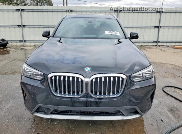 5UX43DP00N9J81608 2022 BMW X3 Черный Вид спереди