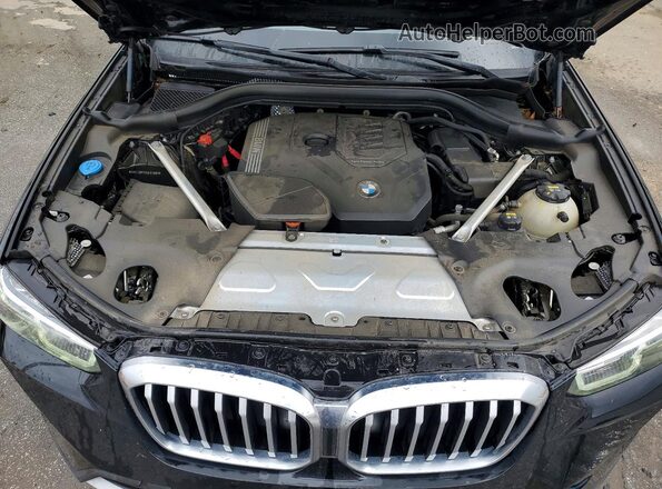 5UX43DP00N9J81608 2022 BMW X3 Черный Вид подкапотного пространства