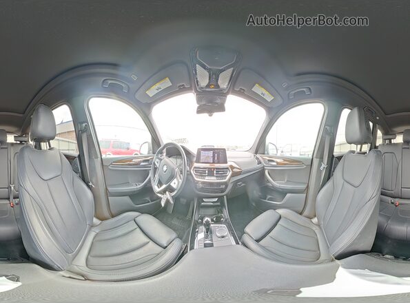 5UX43DP00N9J81608 2022 BMW X3 Черный Панорамный вид салона 360°