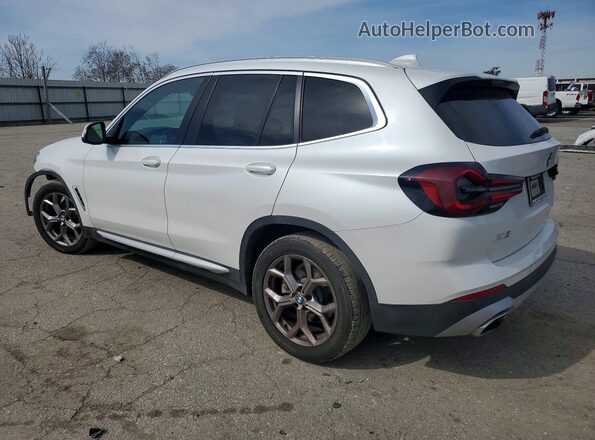 5UX43DP02N9J82095 2022 BMW X3 White Tył lewy