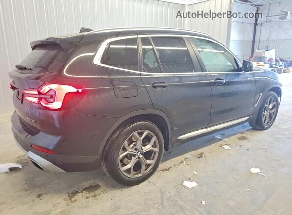 5UX43DP02R9X15598 2024 BMW X3 Black Trasero derecho