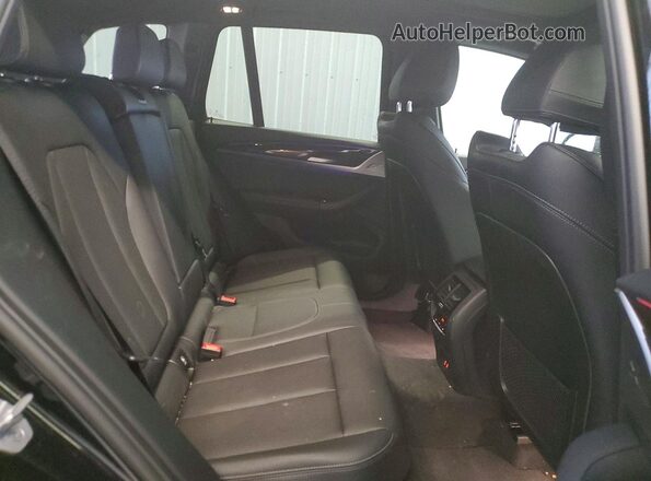 5UX43DP02R9X15598 2024 BMW X3 Black Vista de los asientos traseros