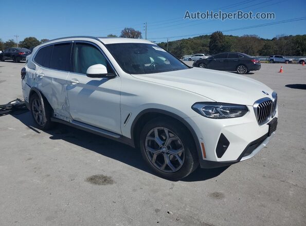 5UX43DP04P9N79875 2023 BMW X3 White Przód prawy