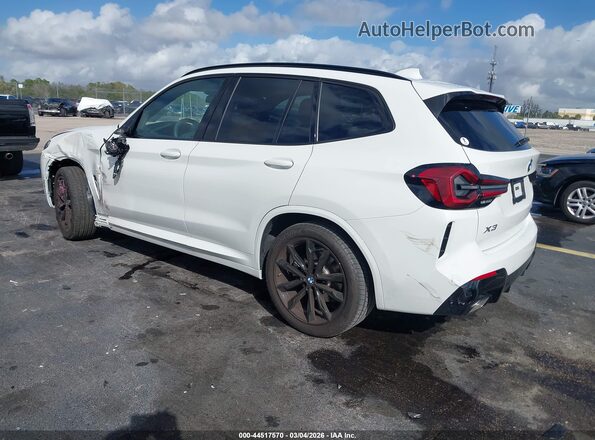 5UX43DP05R9V81640 2024 BMW X3 White Trasero izquierdo