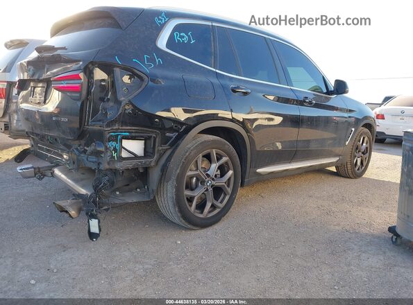5UX43DP07P9R83575 2023 BMW X3 Черный Задняя правая четверть
