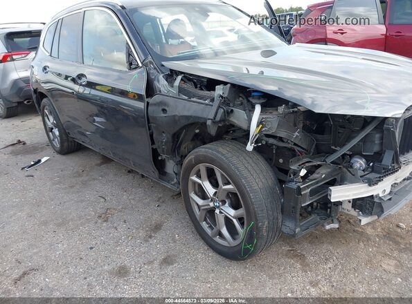 5UX43DP09P9R69807 2023 BMW X3 Black Вид спереду