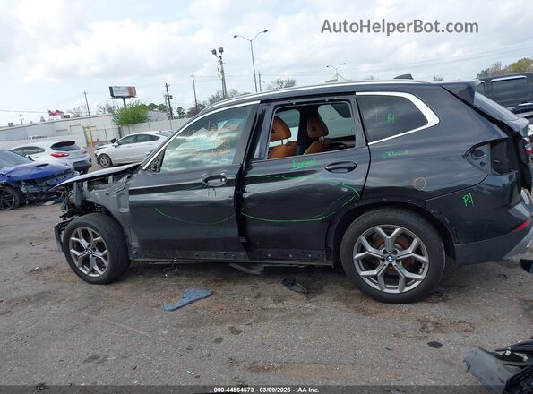 5UX43DP09P9R69807 2023 BMW X3 Black Панорамний вид салону 360°