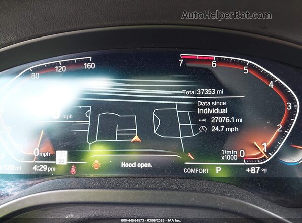 5UX43DP09P9R69807 2023 BMW X3 Black Вид задніх сидінь
