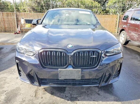 5UX43DT04P9N89876 2023 BMW X4 Синий Вид спереди